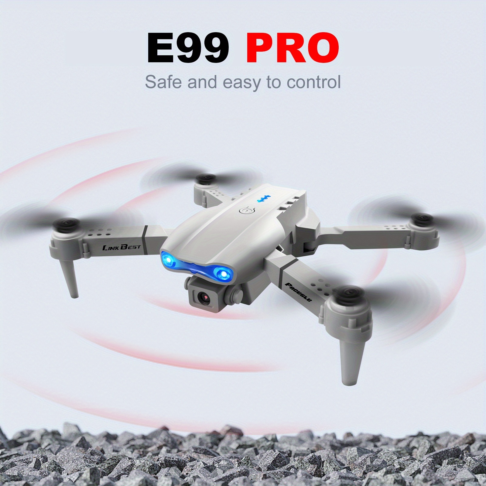 ["Material Novo e Atualizado"] Drone E99 com Câmara Dupla, Corpo Leve de 92G 2
