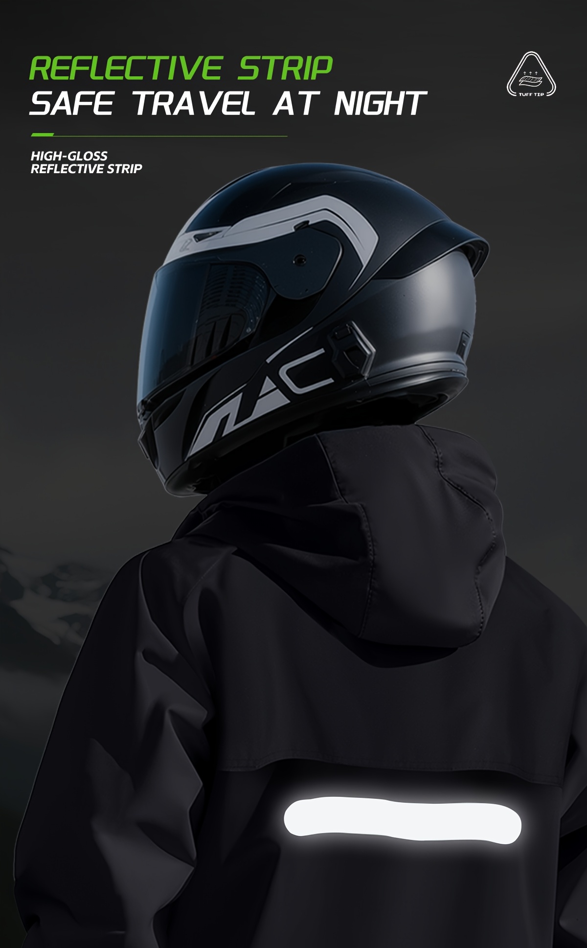 mens raincoat set windproof waterproof and rain resistant consisting of a separate raincoat and pants featuring reflective strips on the back ventilation holes and built in pockets suitable for outdoor cycling hiking     details 4