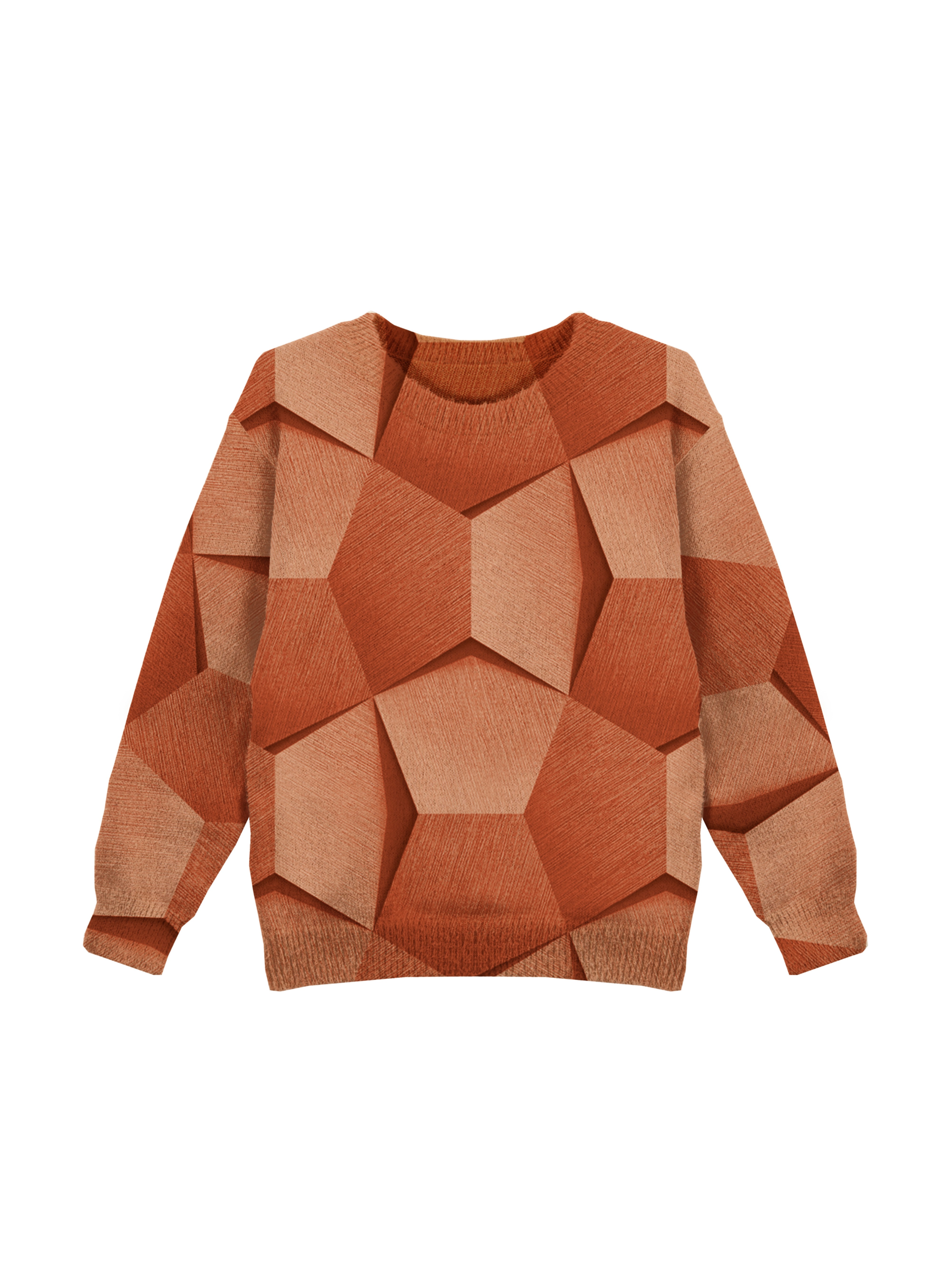 Women's Elegant 3D All-Over Print Sweater – Iets van Alles by Hiertjie