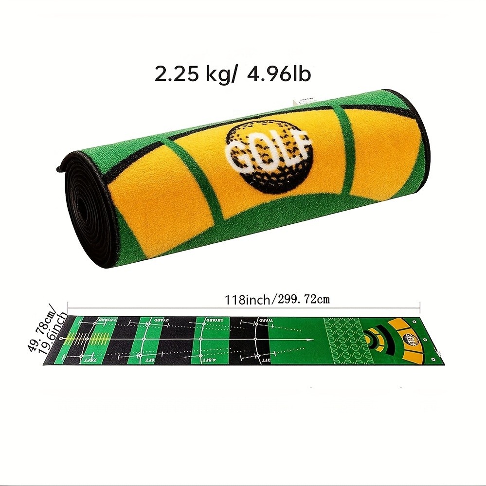 1pc golf putting mat thick smooth practice putting pad for indoor home office golf practice golf training details 1