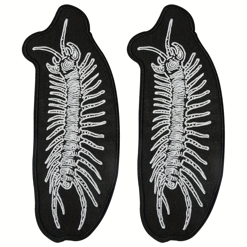 1 Pair Embroidered Patch