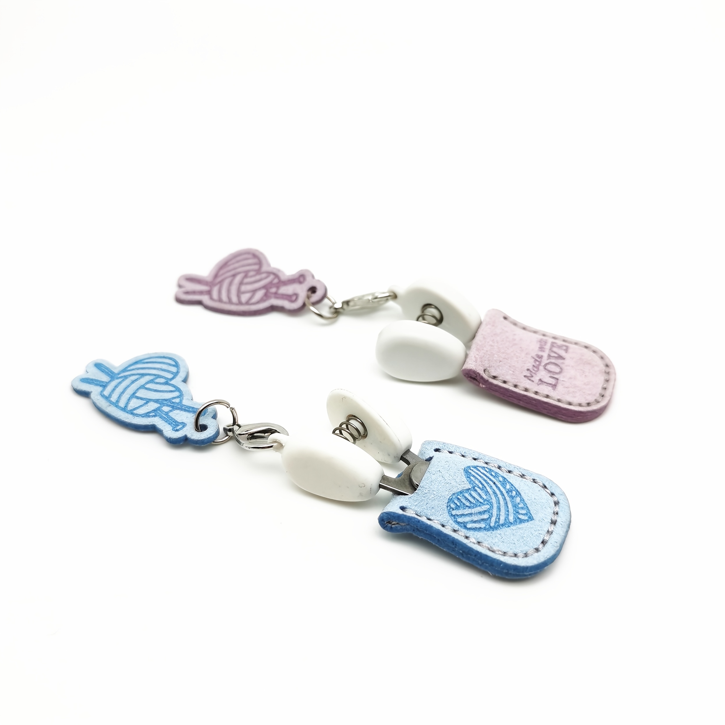 E-shop 2er-Pack Mini-Schere mit Anhänger, und exquisiter handgefertigter Fadenschere-Etui, Bestie-Geschenk, praktisch für Reisen