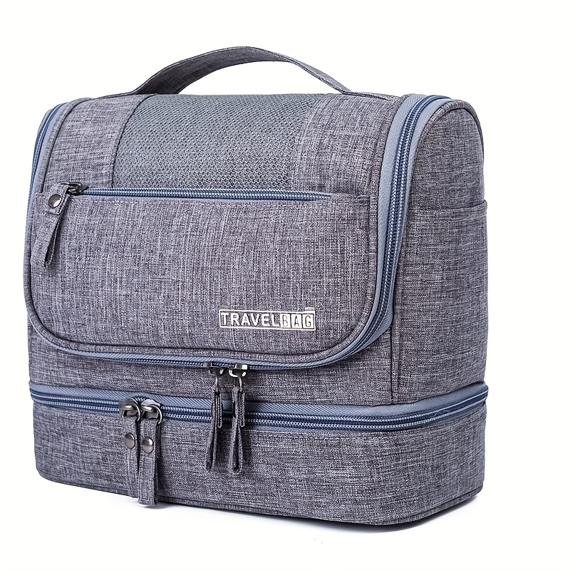 TEMU Travel Storage Wash Bag Business Portable Men's Cosmetic Bag Multifunctional Dry And Wet Storage Bag Makeup Bag