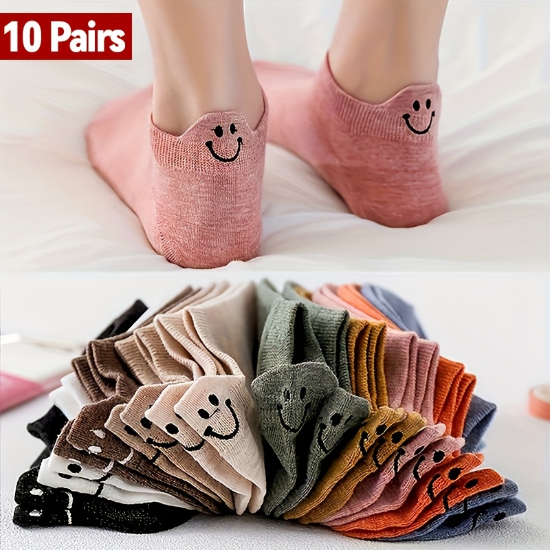 

10pcs Women's Embroidered - , & Low Cut Stockings - For & Gift Ideas, Sewing