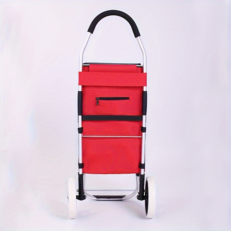 Falytemow Collapsible Utility Cart Foldable Reusable Shopping Trolley