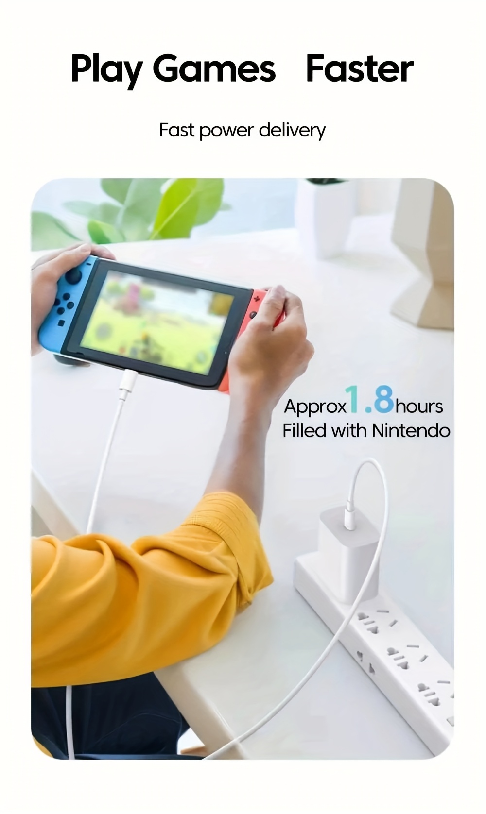 120W 10A Dual C-Type Fast Charging Cable, Suitable for iPhone 15 16 Pro MAX, S23, Xiaomi, Huawei POCO Quick Charging USB C Cable 3m/9.84ft