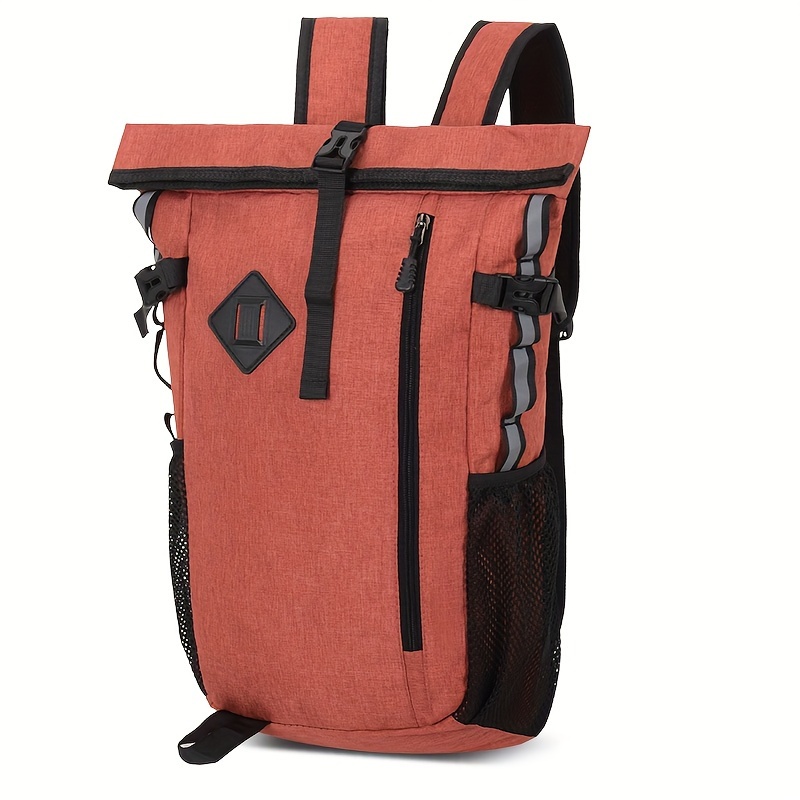 Image of 1pc Portable Multi-functional Sports Backpack, Foldable Lightweight Storage Bag For Men Women Outdoor Camping Hiking Travel Riding
