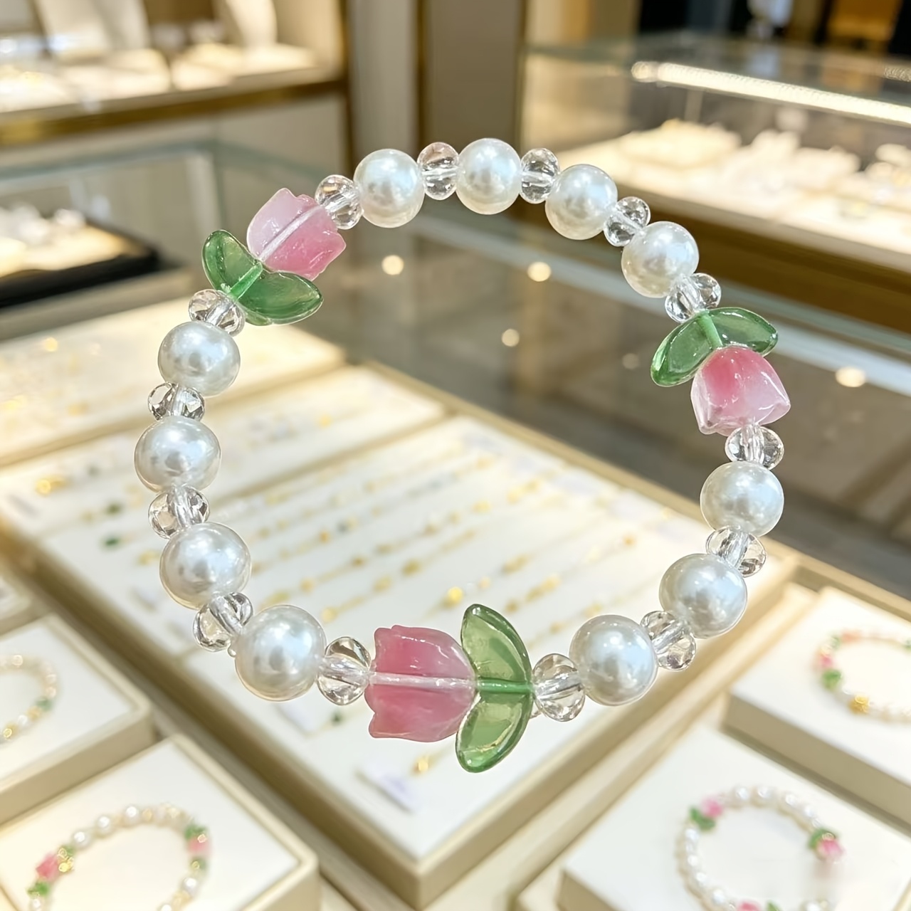 Vacation Style Tulip Bracelet, Gift for Office Women
