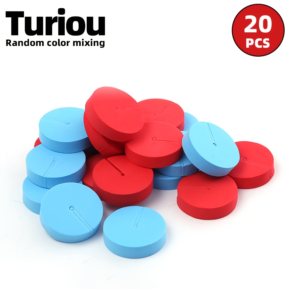 Image of 20pcs Lure Eva Treble Hook Protective Sleeves, Random Colors, -on, Hand-friendly, Three-anchor Hook Sleeves For Fishing And Angling Supplies