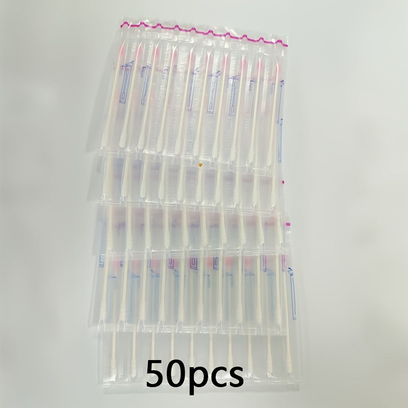 TEMU 50pcs/pack Pet Ear Cleaning Sticks, Dog Ear Cleaning Wipes For Dirty Ears, Universal Deep Cleaning Gel Sticks For Cats And Dogs, Safe And