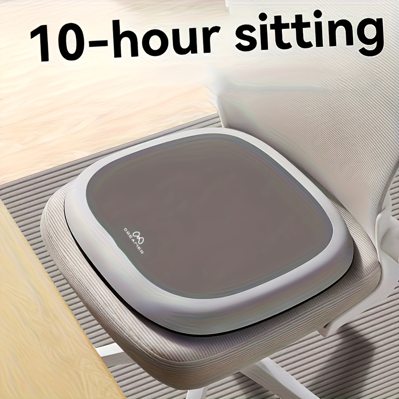 ergonomic gel seat cushion for home office and car 10 hour sitting relief hip pressure release comfortable polyester blend multiple colors  