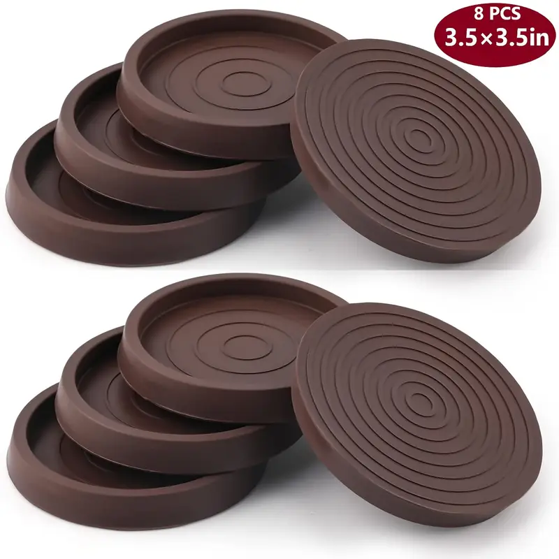 non slip furniture cups round rubber coaster feet protectors