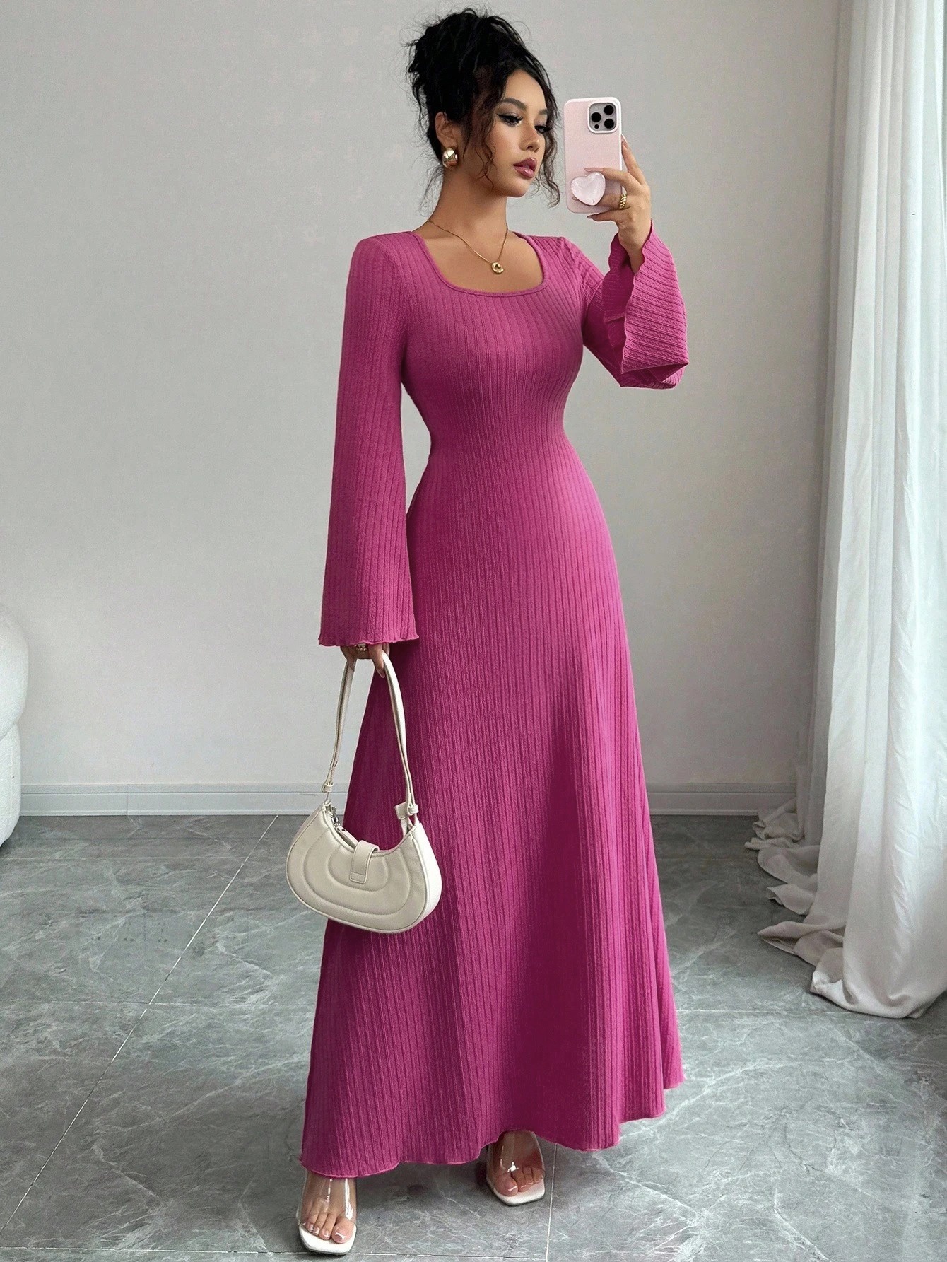 navy blue matching colours dress - Qatar