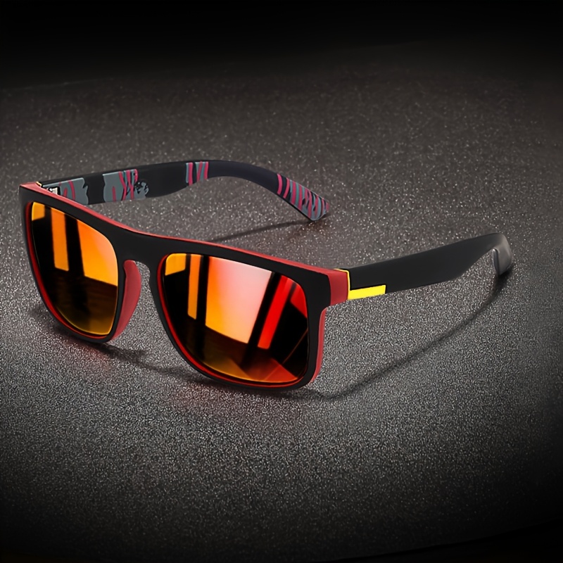 Image of 1pc | Men's Casual Full-frame Glasses | - Unisex | Outdoor Sports Essential Suitable For Driving, Riding, Fishing, Beach, Off-road, Parties