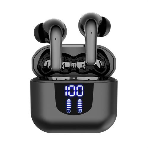 wireless earbuds 2026 wireless headphones hifi stereo earphones noise canceling mic 42hs playtime in ear earbud sport earphones with display for ios