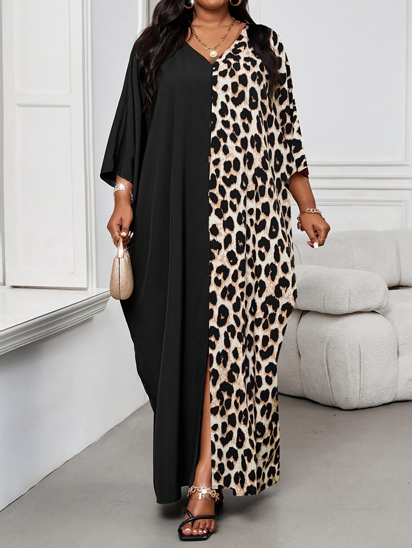 long sleeve brown mini dress Chance Long Sleeve Mini Dress main image 0
