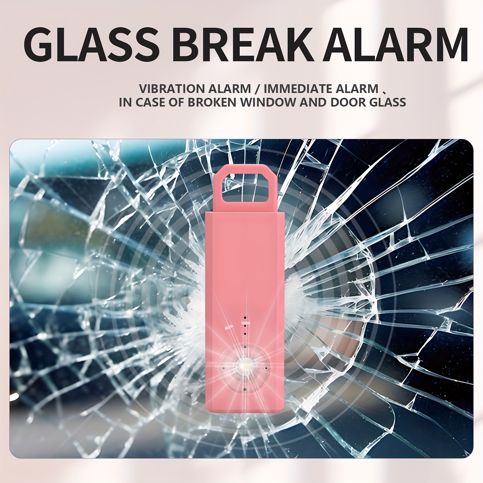mini vibrating VOLTEK Personal Safety Alarm Keychain