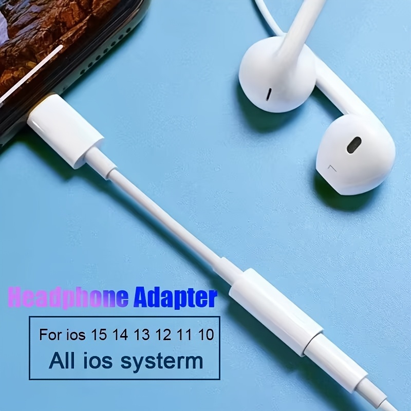 ios adapter 5mm jack aux cable iphone 14 13 12 11 pro max Temu