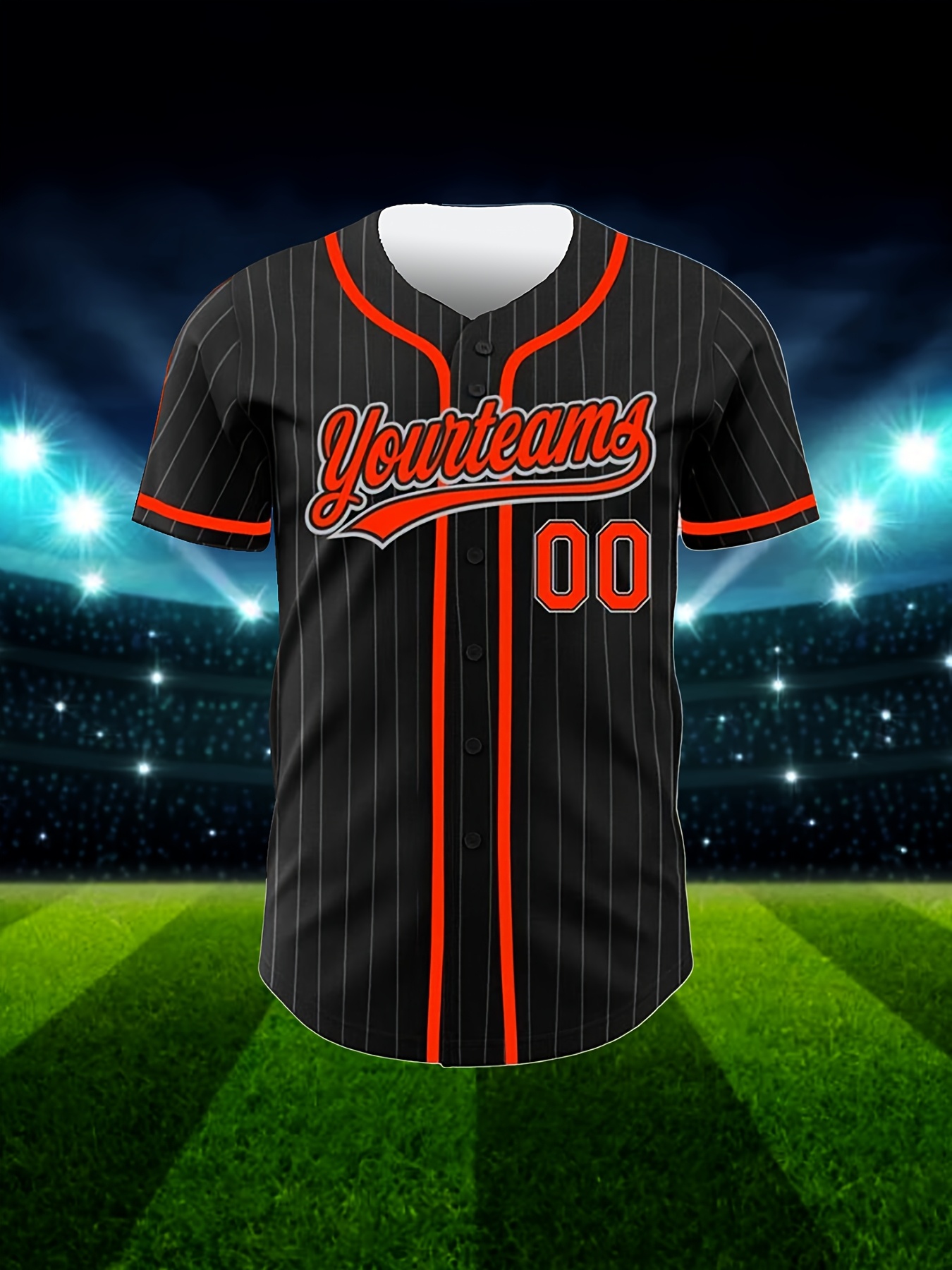 camiseta béisbol personalizada número diseño - Temu Dominican Republic, image size:800x1067