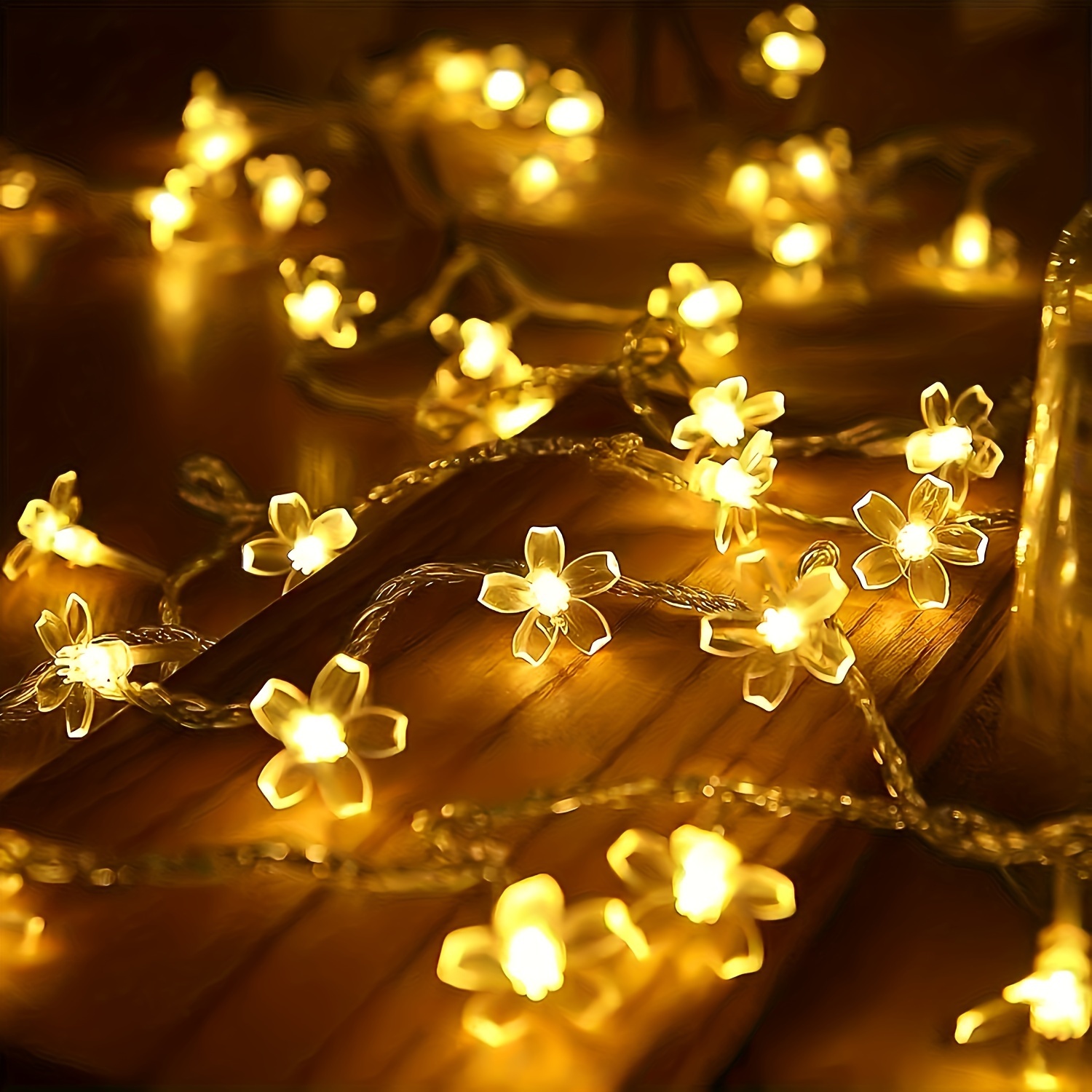 

3pcs Led Cherry String Lights, Girl Heart Indoor Decorative String Lights, For Bedroom, Garden, Patio Decoration Lights