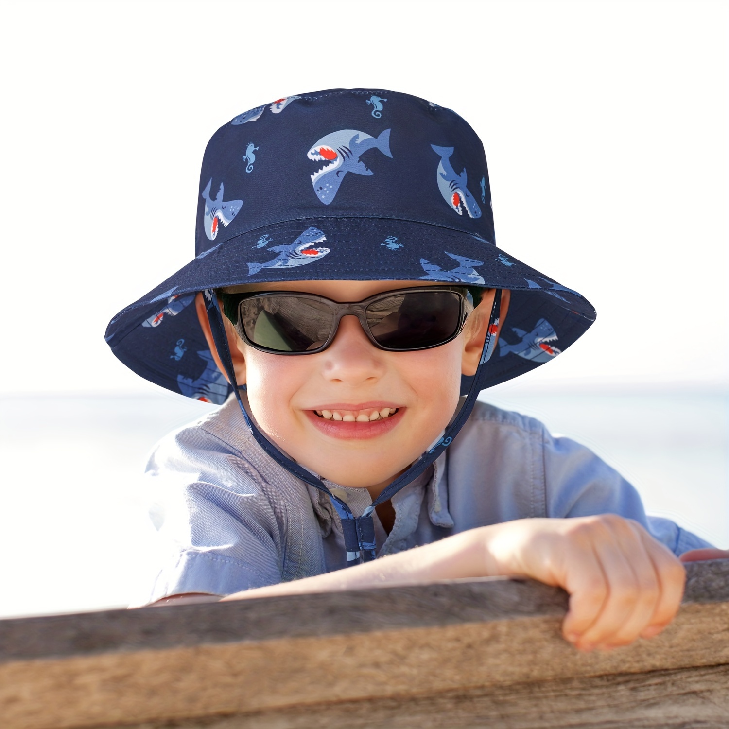 Kids Summer Beach Upf 50+ Sun Hat Uv Protection Wide Brim - Temu