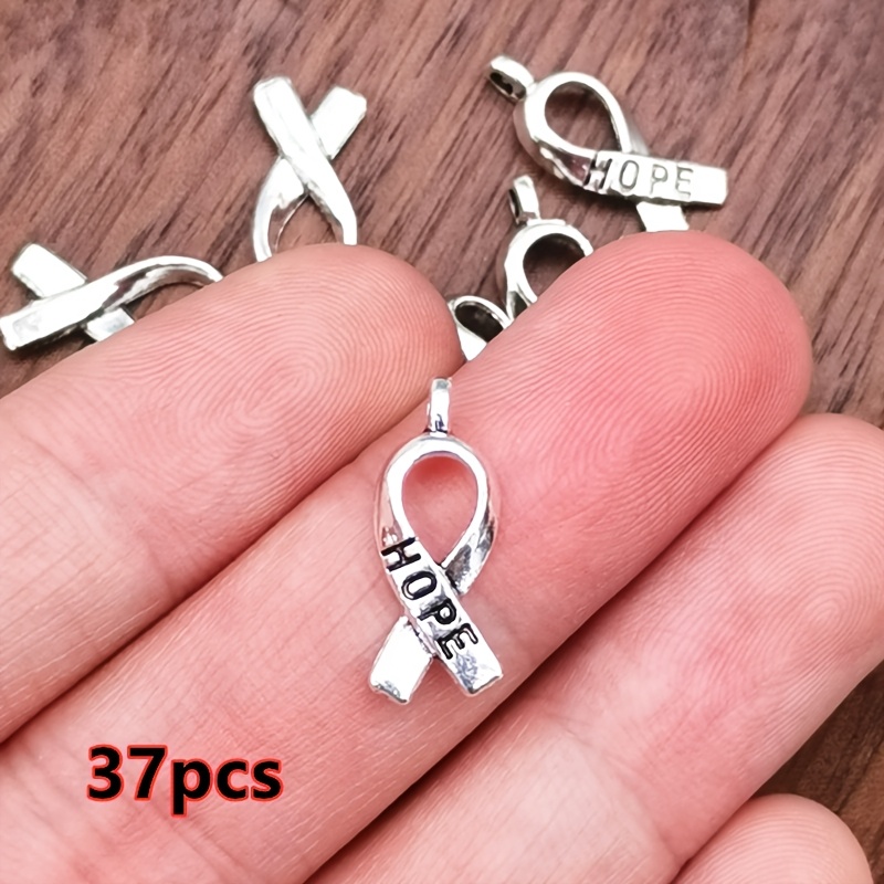 TEMU 17/27/37pcs Breloques Pendentif Ruban '', Ajouts de Bijoux Style Bohème, Fabrication de Bijoux Bracelet Collier Boucles d'Oreilles Composants