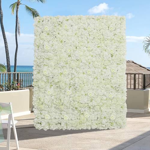 item picture halloween christmas decor of24pcs 7 5ft 5ft artificial flower wall panels suitable for weddings birthdays bridal showers realistic rose backdrop with hanging panels multi color plastic flower panels for parties easter mother day decorations