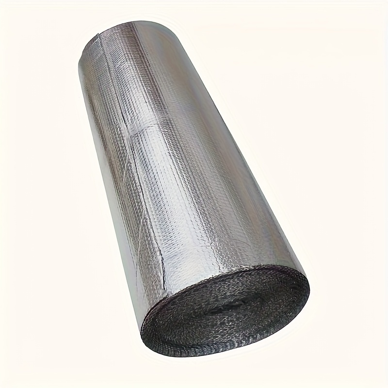E-shop Aluminiumfolien-Isolierunterlage 50 cm x 10 m – Reflektierende Isoliersperre, feuerfeste Motorhauben- Wandauskleidung, reduziert Lärm reguliert