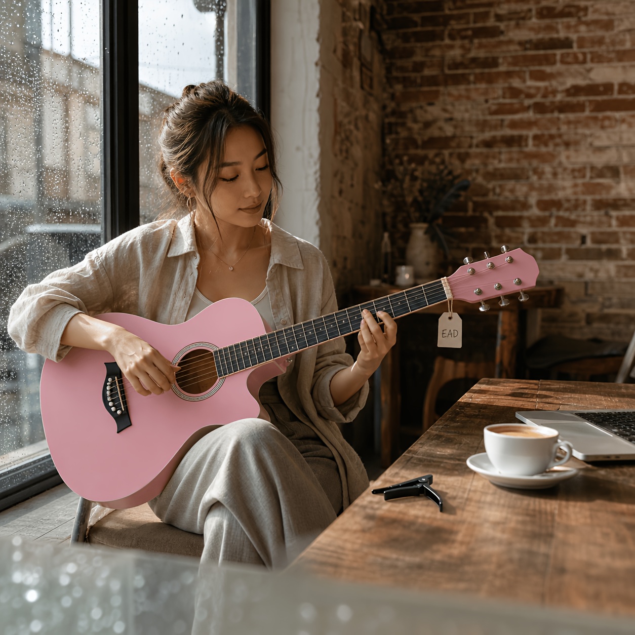 Daily Fingerstyle Exercise 38 Inch Acoustic Guitar...