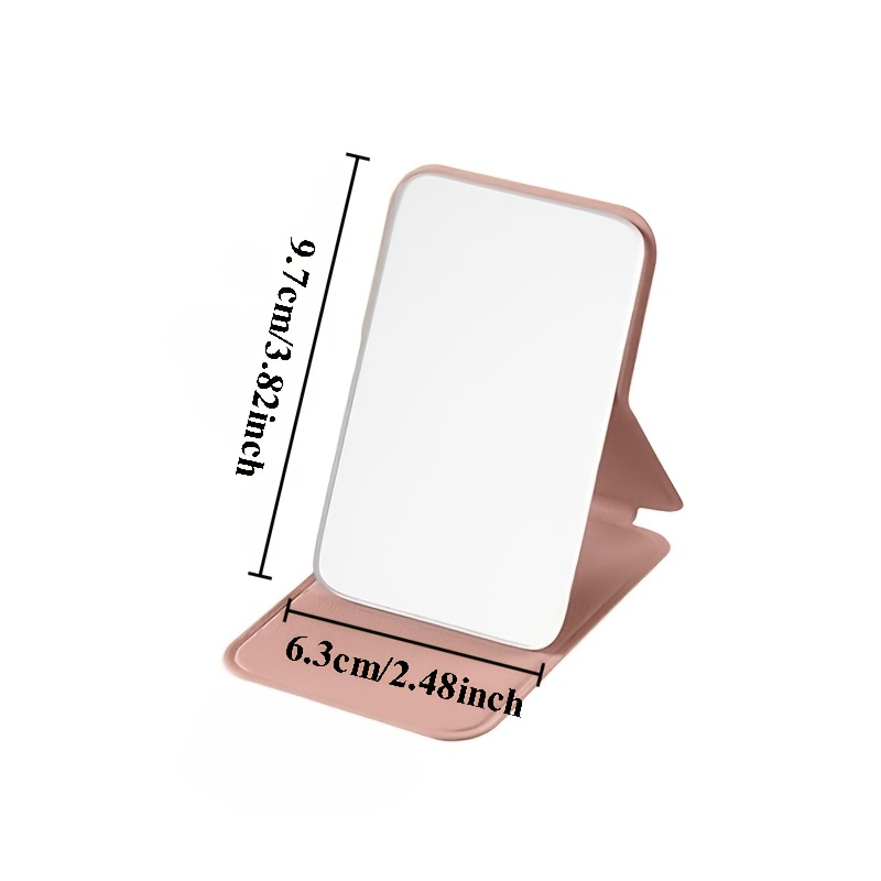 2pcs Foldable Mini HD Mirror with Bow