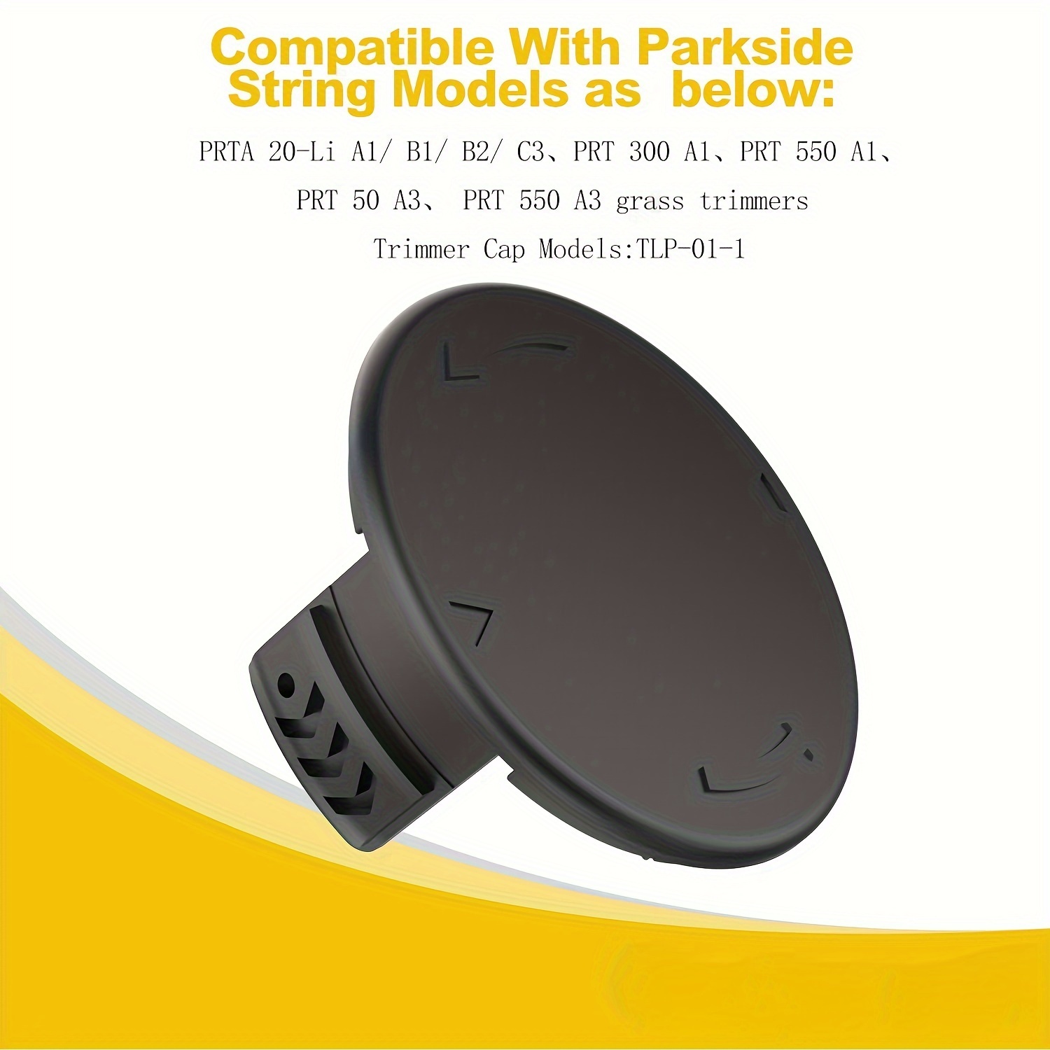 Testina Decespugliatore Parkside 2 Pezzi Di Ricambio, Staffa Di Collegamento Compatibile Con Parkside PRTA 20 -Li A1-IAN 311046, PRTA 20-Li B1-IAN,330831, PRTA 20-Li B2-IAN 334231 Rasentrimmer Parkside Tagliaerba - 12
