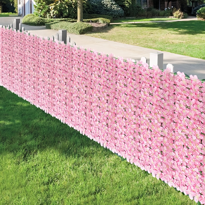 pink knstliche efeu sichtschutz 299.72x50.8cm uv - Temu Germany