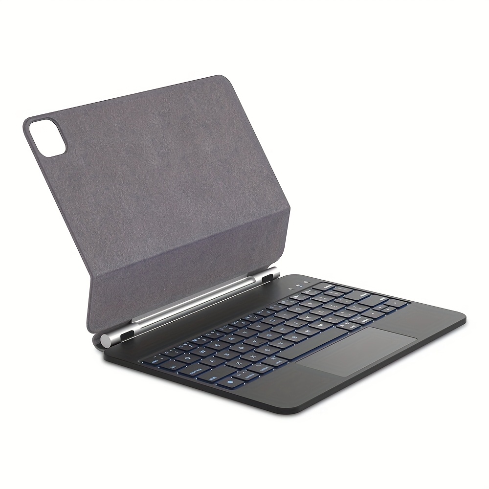   con teclado para ipad air 5ª/6ª generación/air 4ª generación/air 11/air 13, para ipad pro 11 pulgadas (2024/4ª/3ª/2ª/1ª) generación para   pulgadas (6ª/5ª/4ª/3ª) generación, para ipad pro 13 pulgadas con teclado, magic-stand, trackpad  ,   de retroiluminación