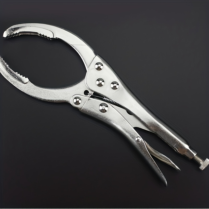 TEMU High Quality Stainless Steel Clamp Filter Wrench Oil Grid Wrench Oil Change Filter Wrench