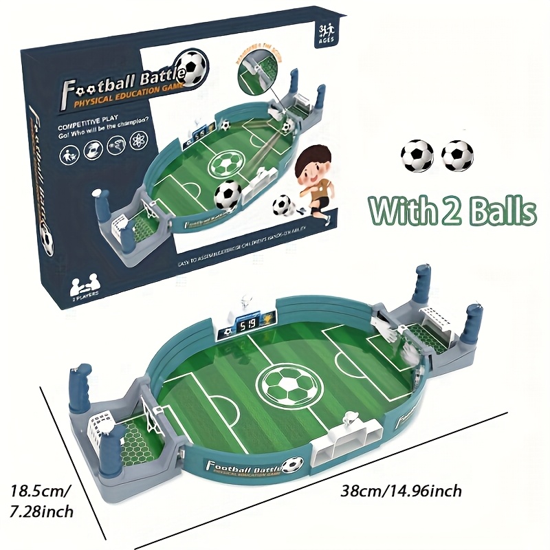 Image of Tabletop Football Board Game Suitable For & - Two-player Parent-child Interactive Table Soccer With Field For Family Parties, Christmas Gifts,, For, For, For Gatherings - Competitive Board Game For