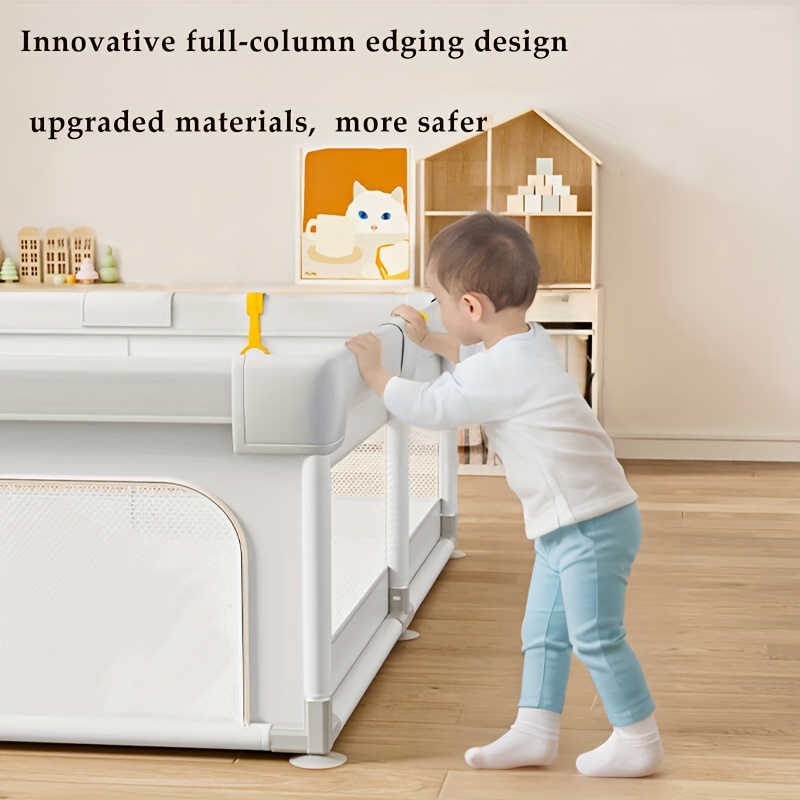 Spacious Baby Play Area Designed for Activities, Featuring Durable Construction And Soft, Breathable Mesh, Suitable for Both Indoor And Outdoor Use for Infants. - Image 7