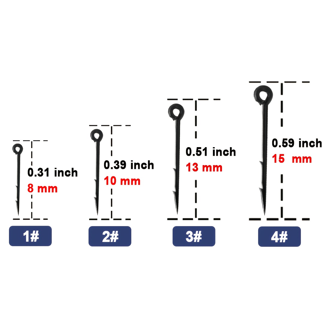 9KM Ötven darabos fém csali tüske pontyhorog csali szúró bojlik tüske kukac kukorica pontytápláló horgászfelszerelés…: retailer-supplied image