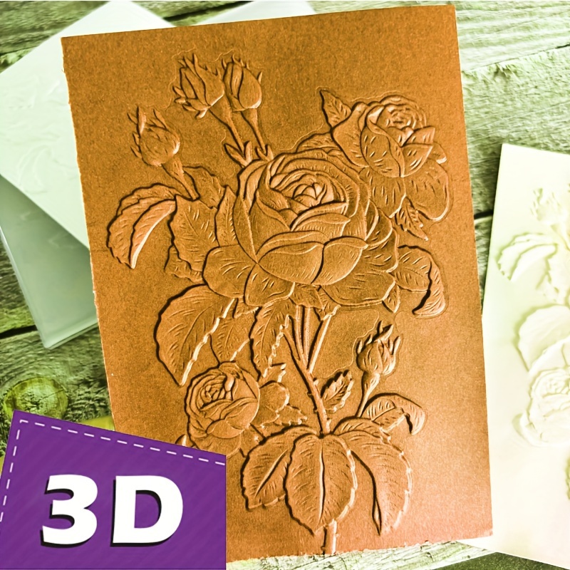 

2024 3d Embossing Folder For Diy Scrapbooking, Christmas & Crafts - Plastic