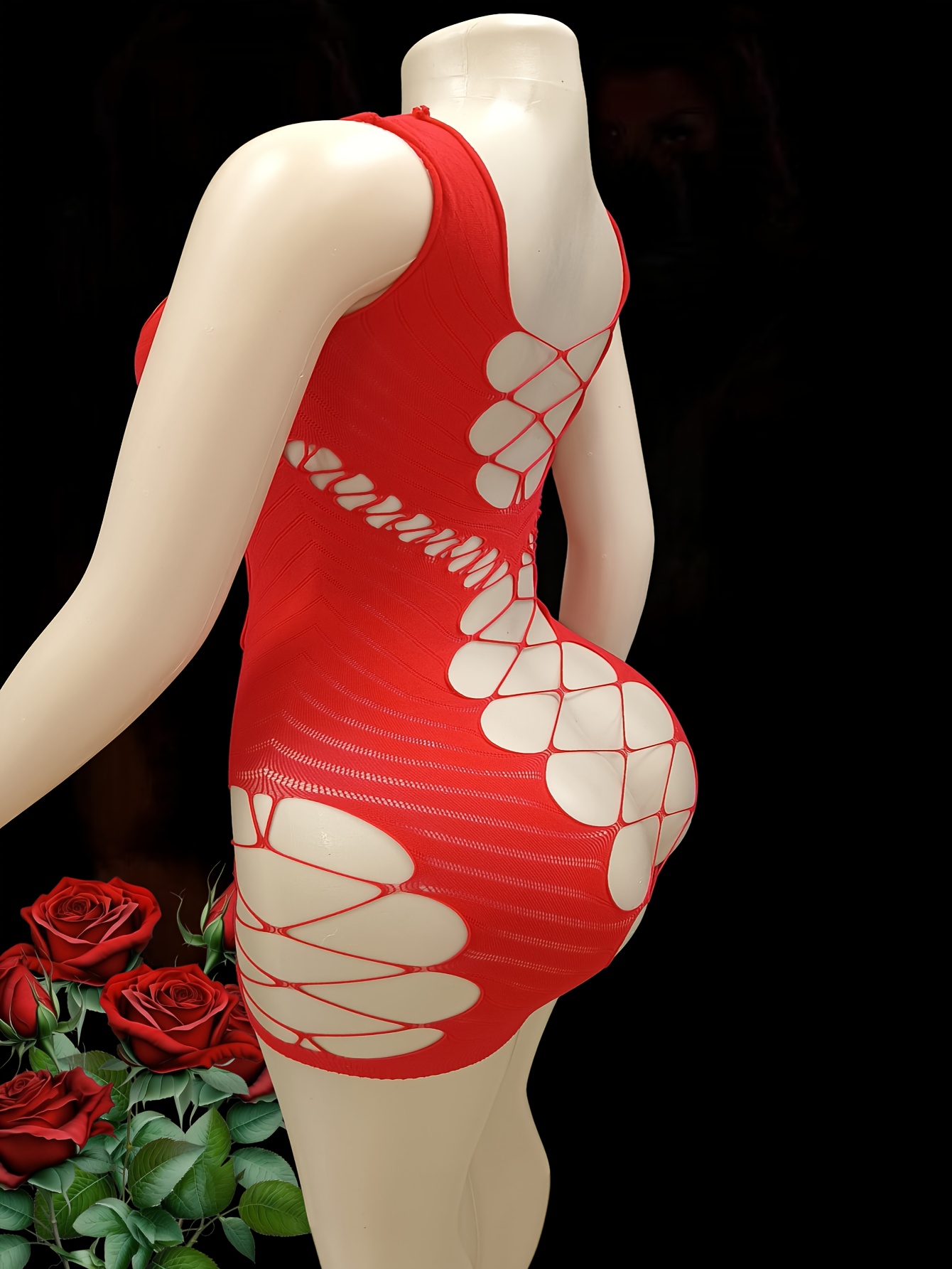 elegant silk dress Scarlet Rose Red Silk Maxi Dress main image 0
