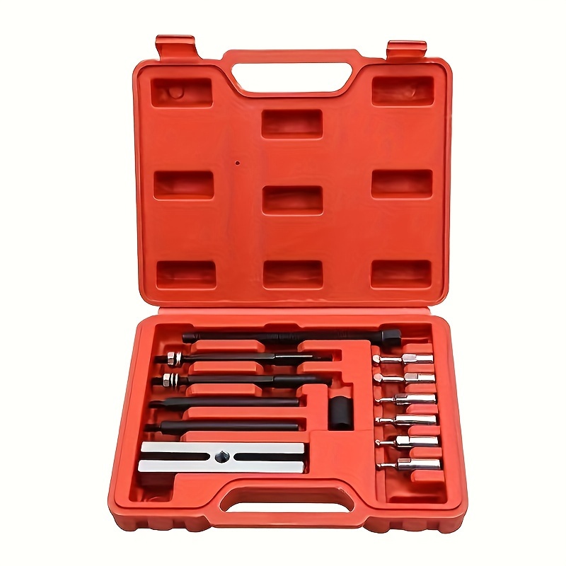 

1 Set Professional Metal Insert Bearing Removal Tool Kit, Uncharged Specialty Puller Set Bearing Extraction, Automotive Diaphragm Tool Kit Without Battery