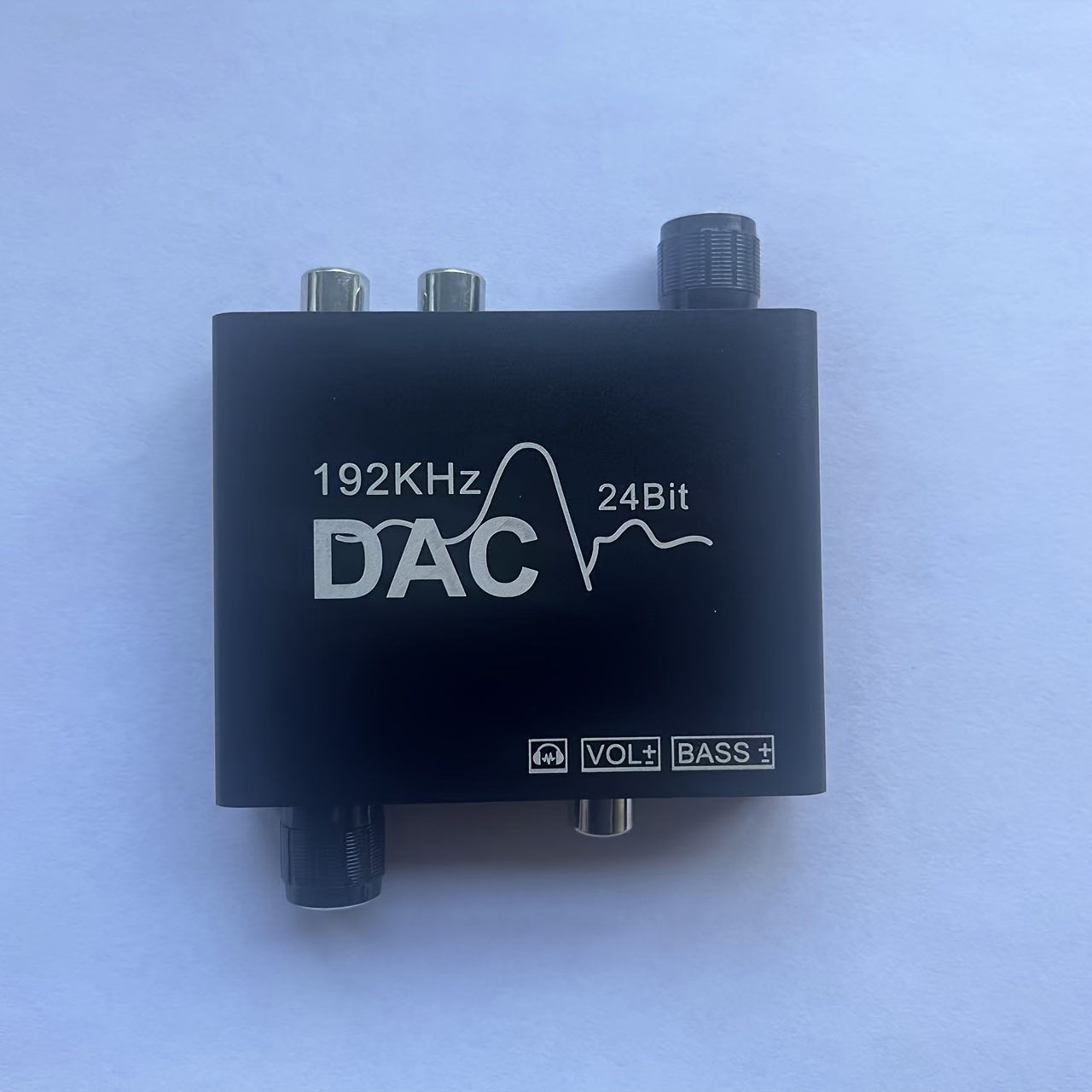 TEMU DAC Digital--Audio-Konverter 192KHz, RCA 3, 5mm Plug and Play Breite Kompatibilität für PS3, PS4, Blu-ray-Player, HD-DVDs, Heimkino-Systeme,