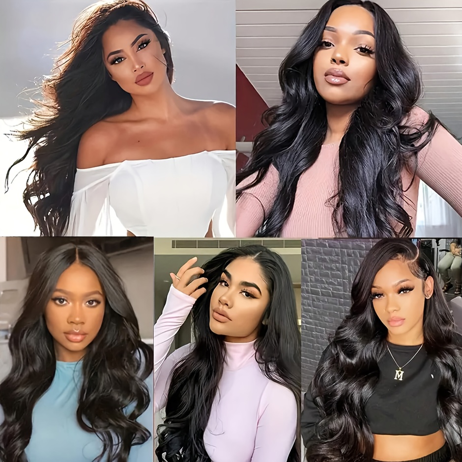 2x6 transparent lace closure deep parting body wave human  display picture 3