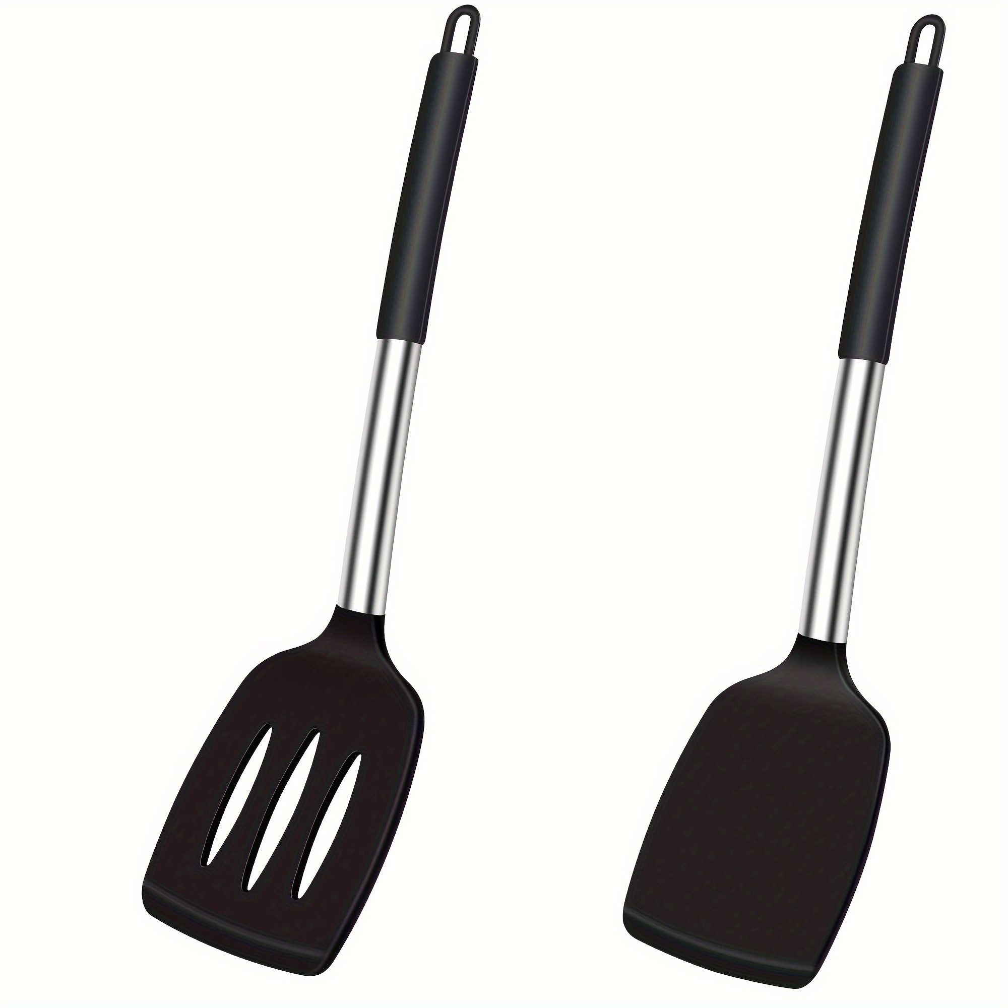 

Multifunctional Cooking Tools: Slotted Silicone Spatula And Solid Silicone Spatula, Providing You With The Perfect Tool For Any Recipe That Requires Flipping, Stirring Or Scraping