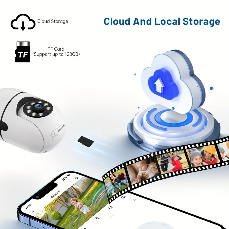1/2pcs Smart WiFi Bulb /Outdoor, 1440P HD 360° Panoramic Surveillance, Motion Detection Alarm with Two-Way Talk, Night Vision, - Plug & Play Bulb for Home/Hospital/Store Monitoring (App-Control
