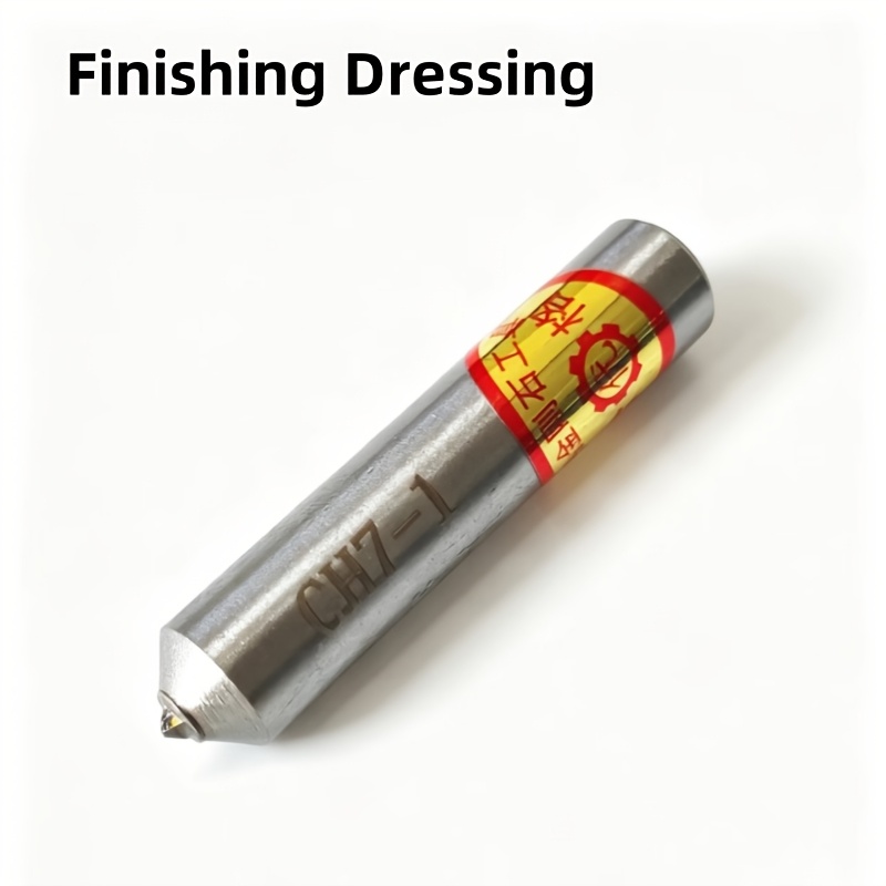 TEMU 1pc Diamond Dresser Straight Handle Grinding Wheel Shaping Pen Carving Milling Cutter Abrasive Accessory