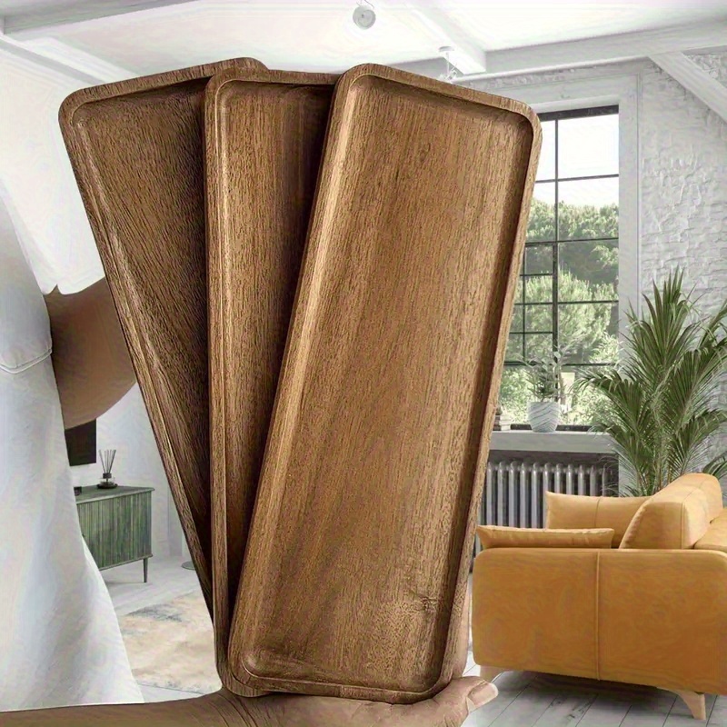 wood food trays sold on Temu United States