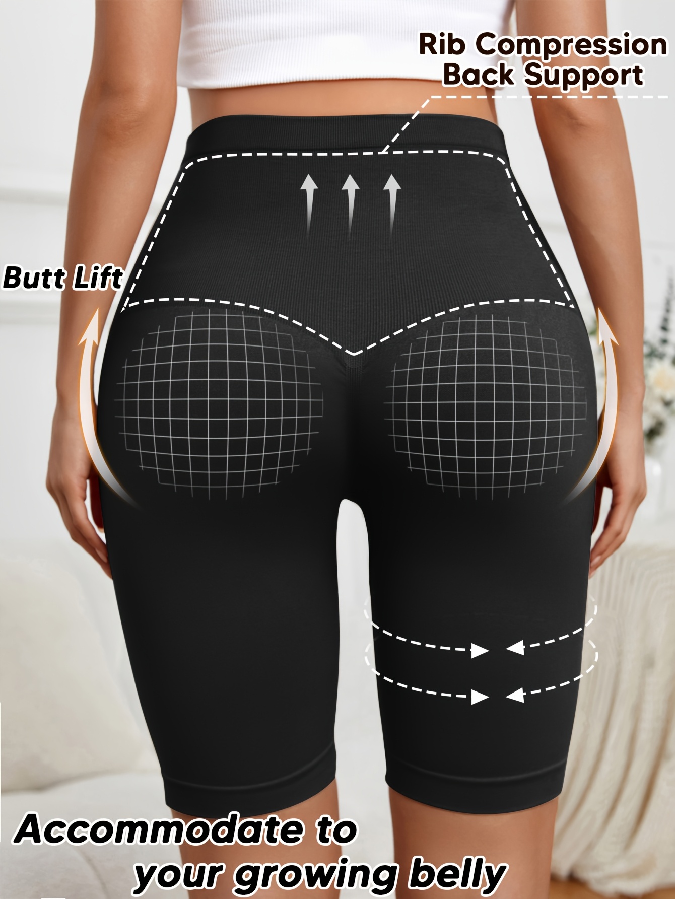 Women'S Maternity Pants - Soft Breathable Knitted Belly Support with 5-Point Coverage, Seamless High-Waisted Pregnancy Leggings for Yoga, Sports & Casual Attire, All-Season Comfort Stretch-Free Fabric (Solid Color, Non-Stretch) - Elegant & Casual Ma