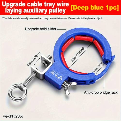 65mm bridge pay off auxiliary pulley labor saving heavy duty metal construction with thick for secure hanging durable construction tool sleek metallic reliable performance industrial use