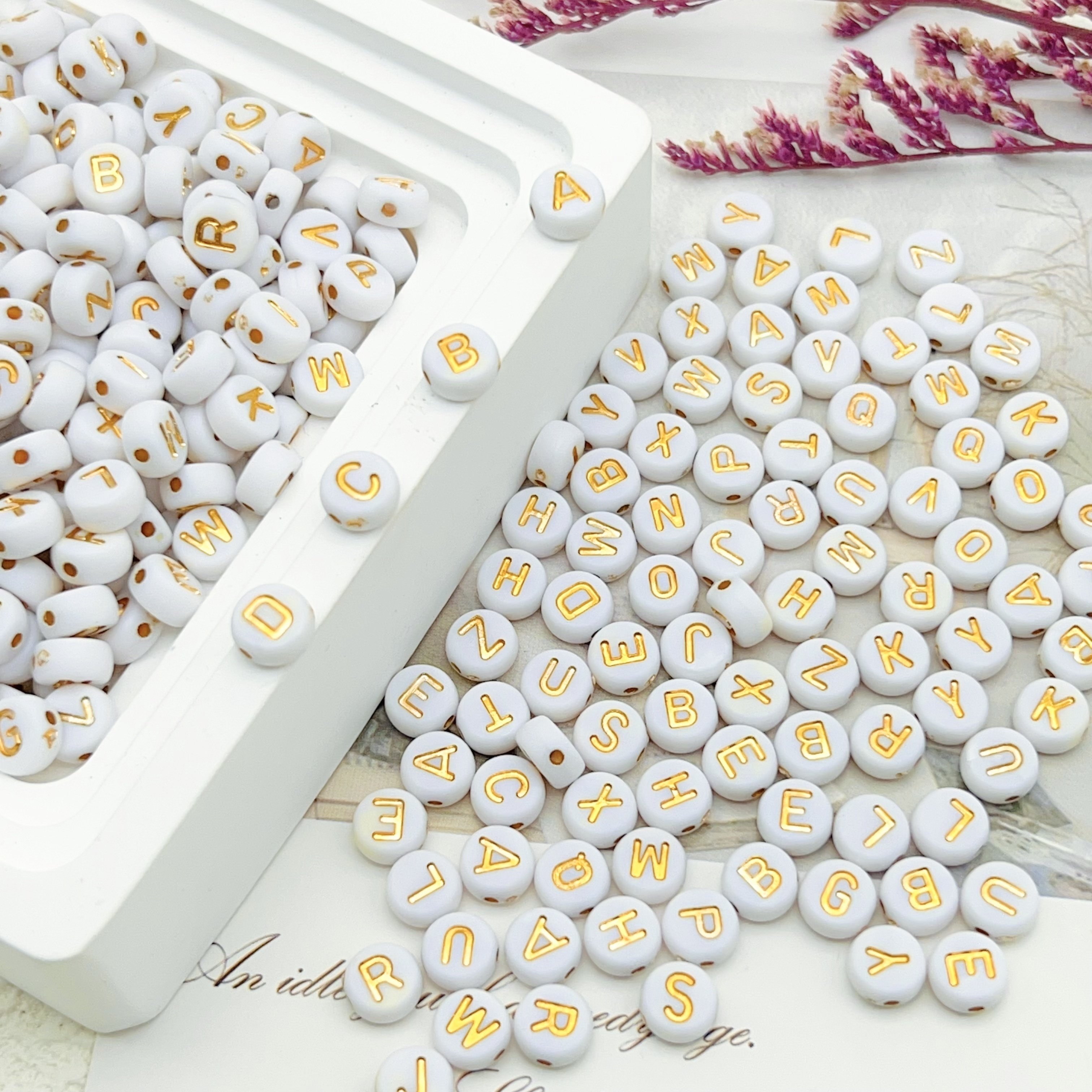 600/300/150 st akryl alfabetet pärlor 4x7mm bokstav pärlor - Temu Sweden, image size:3024x3024