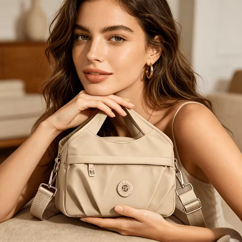 women top handle bag 2026 new lightweight nylon tote bag for women large capacity machine washable 3 in 1 crossbody handbag shoulder bag mom backpack purse with pockets for travel work daily 1